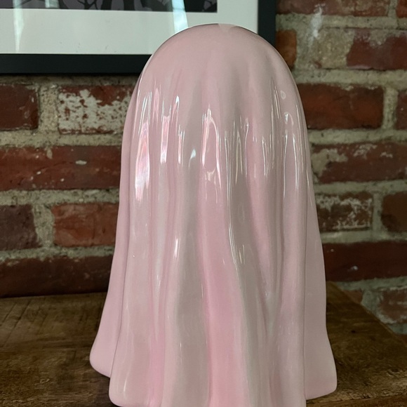 COPY - Goblins and ghouls ceramic pink pumpkin new with tags it lights up 10 1/… - Picture 4 of 5